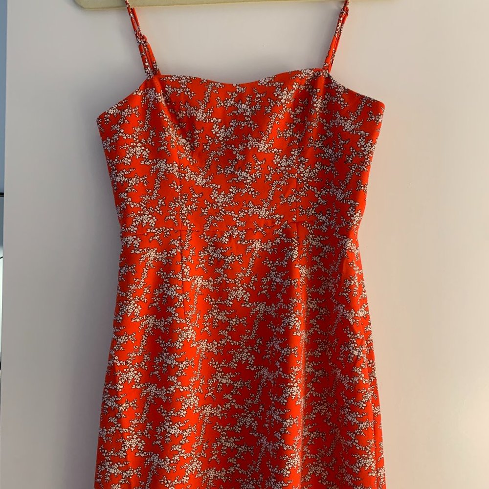 French Connection Flower Print Mini Dress - Size 4